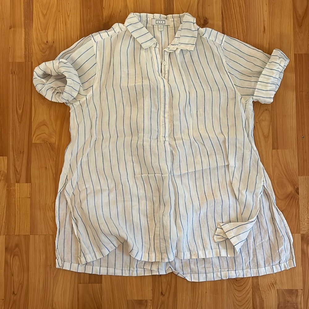 Ayr Irish linen popover, S